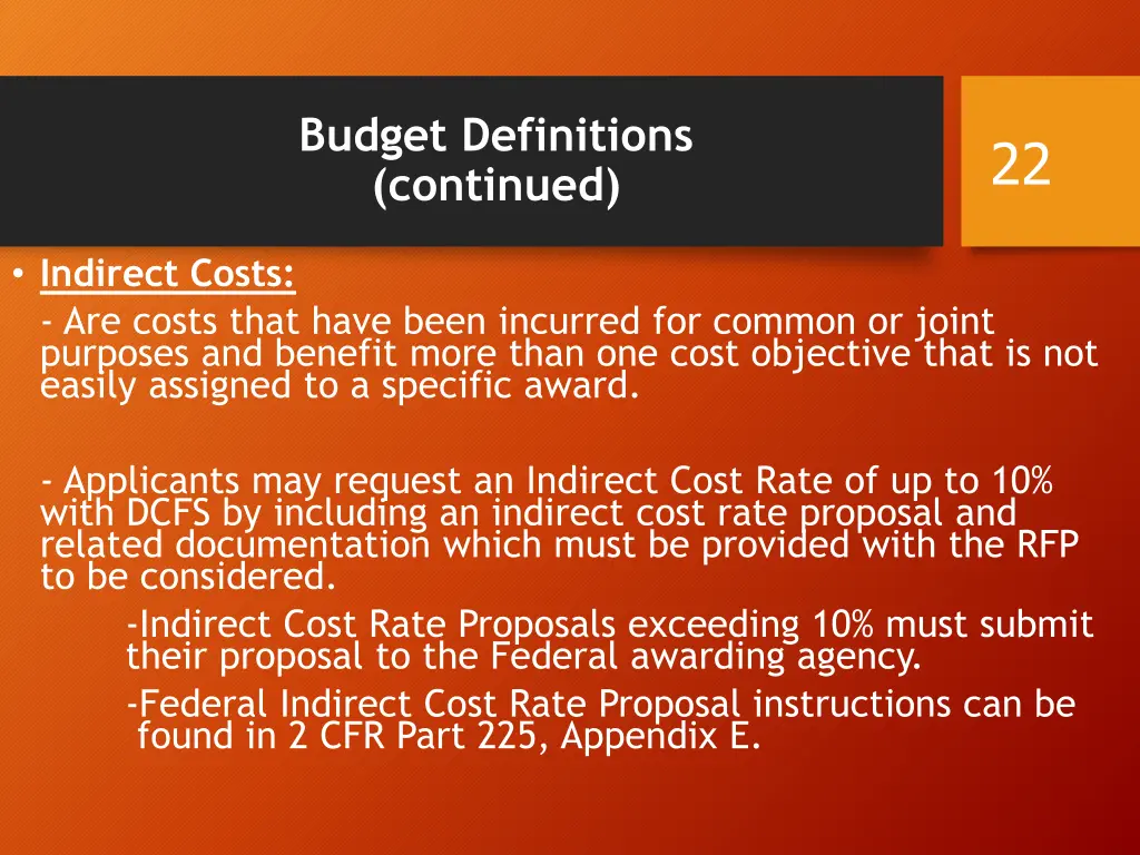 budget definitions continued 1