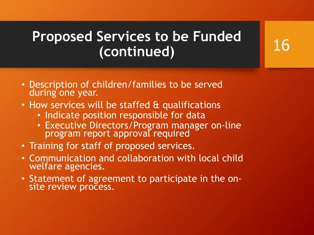 proposed services to be funded continued 1