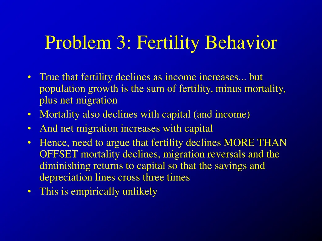 problem 3 fertility behavior