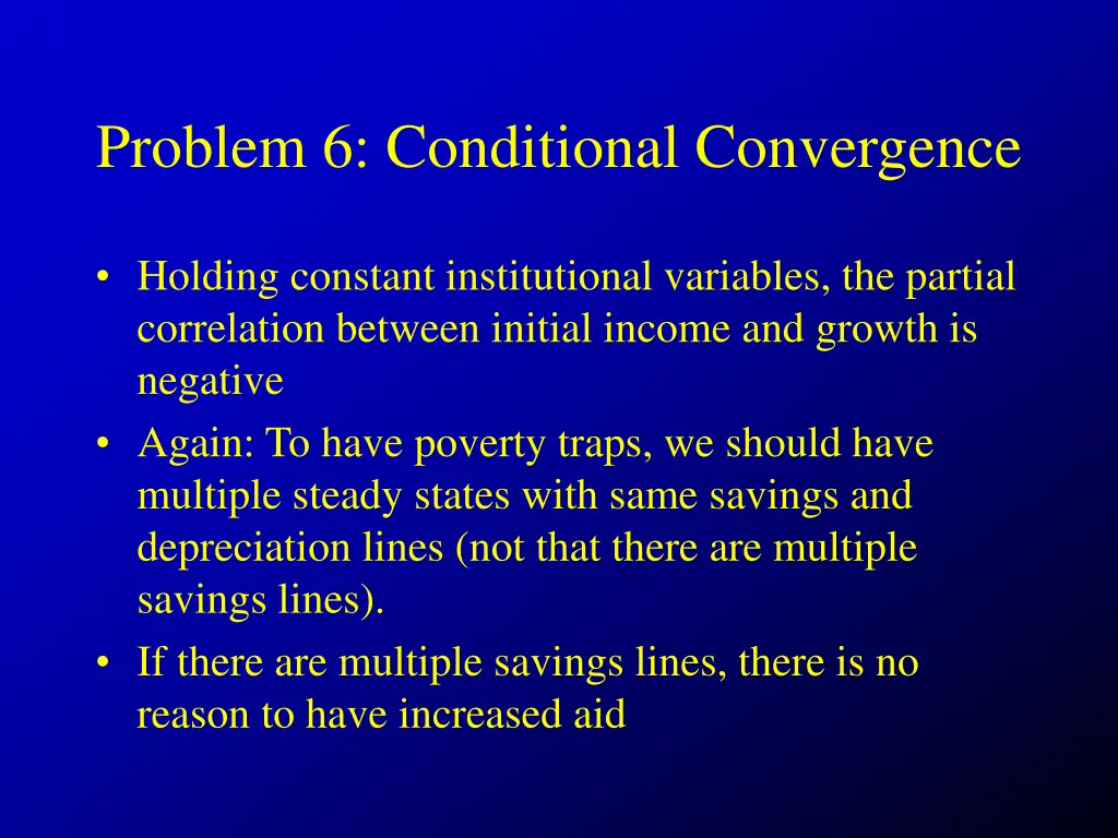 problem 6 conditional convergence