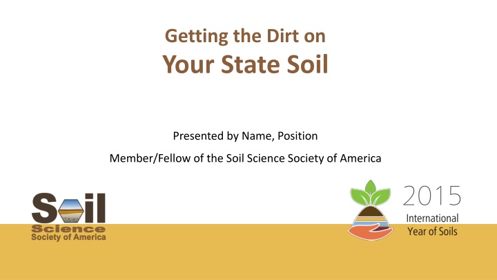 getting the dirt on your state soil