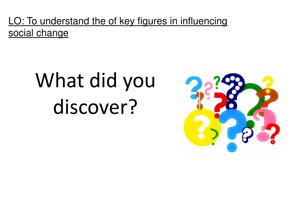 lo to understand the of key figures 1