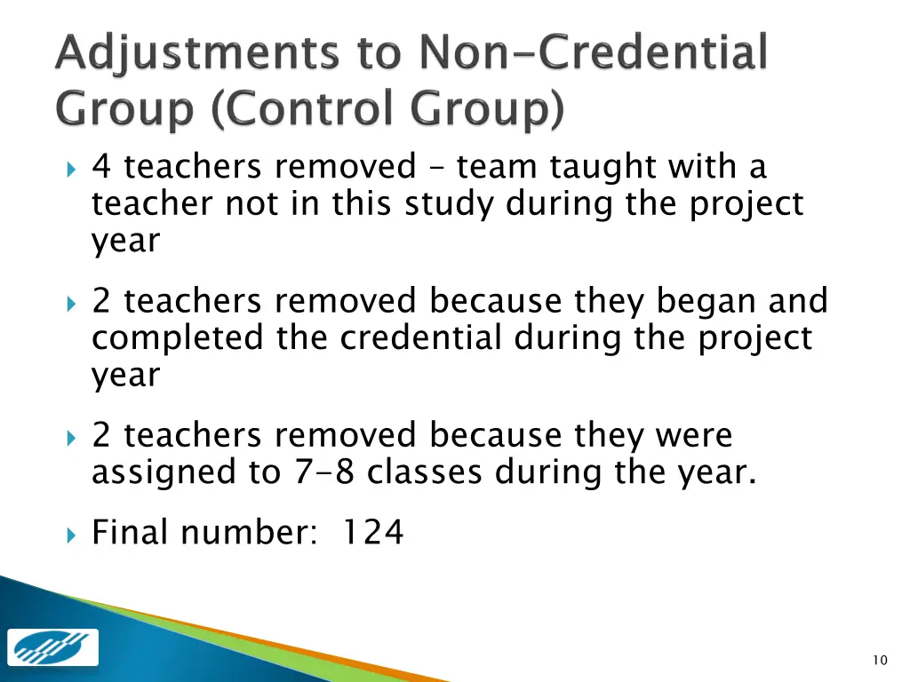 4 teachers removed team taught with a teacher