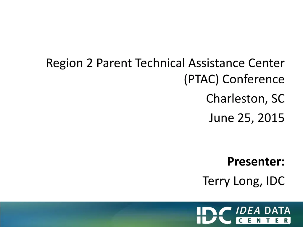 region 2 parent technical assistance center