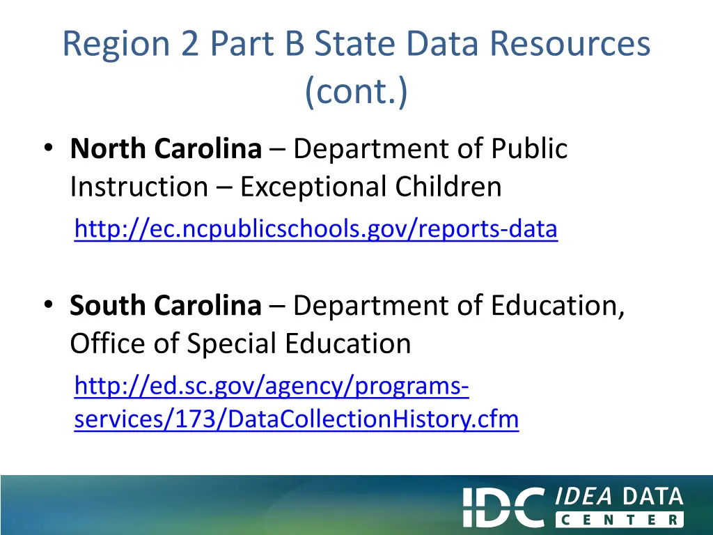 region 2 part b state data resources cont 1