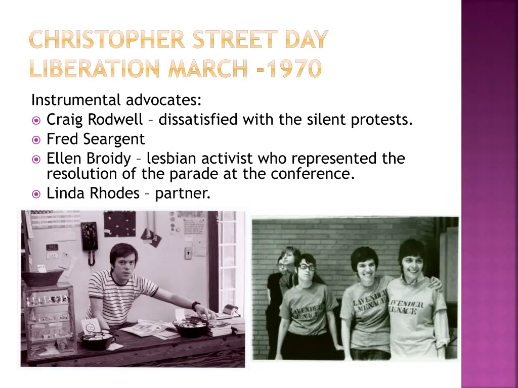 christopher street day liberation march 1970