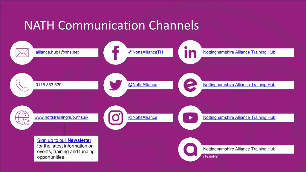 nath communication channels