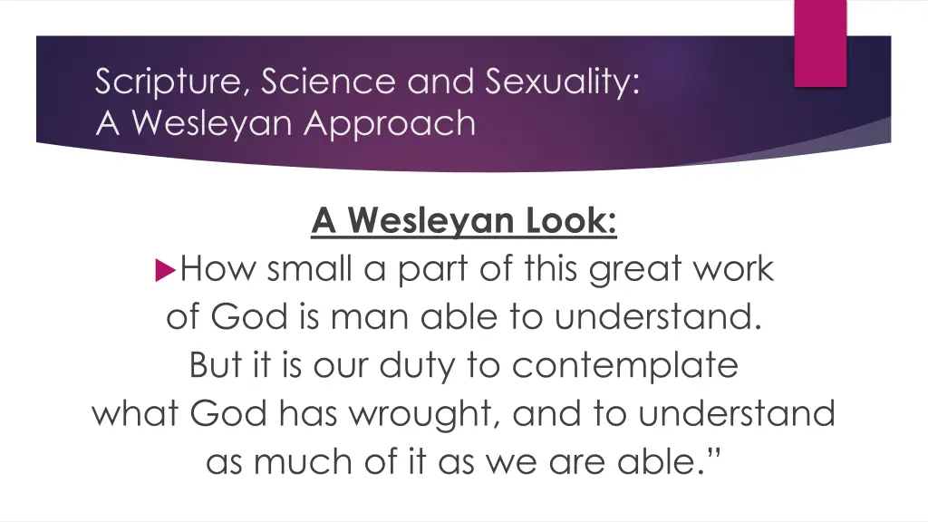 scripture science and sexuality a wesleyan 22