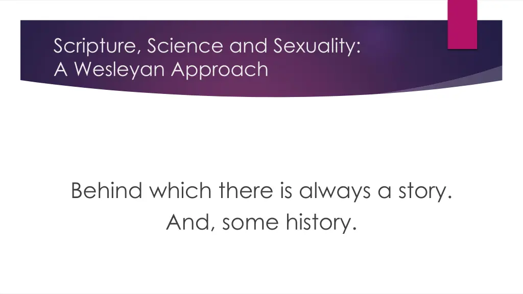 scripture science and sexuality a wesleyan 4