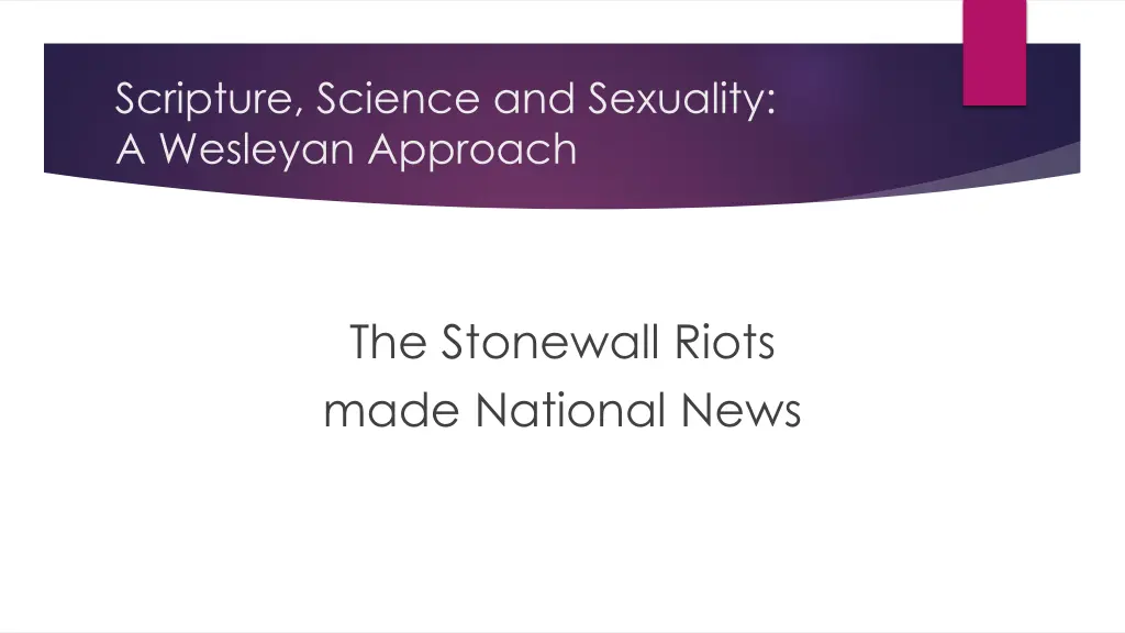 scripture science and sexuality a wesleyan 8