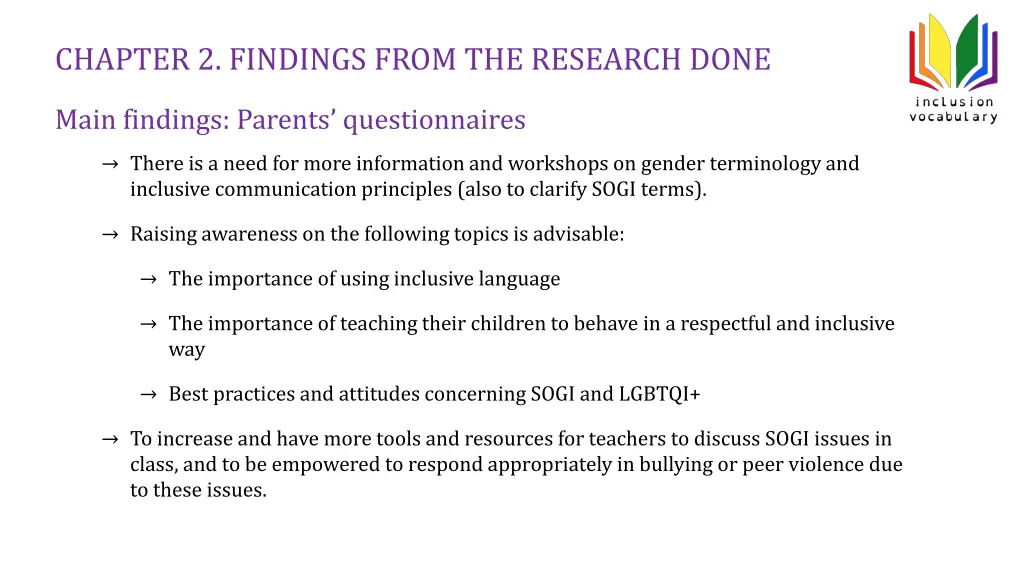 chapter 2 findings from the research done 4