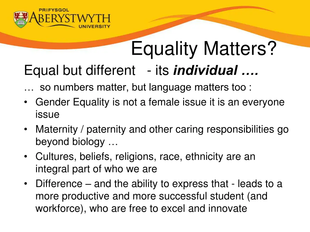 equality matters 2