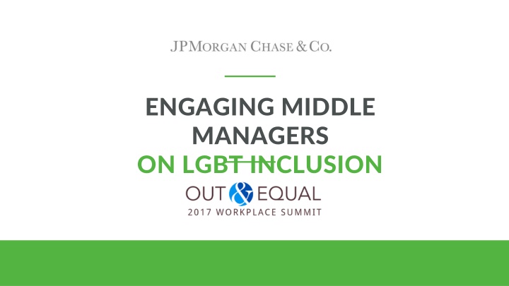 engaging middle managers on lgbt inclusion