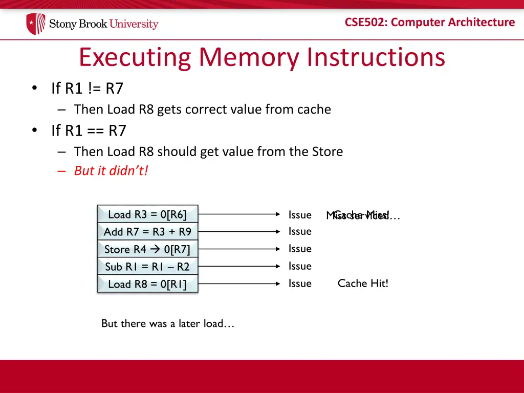 cse502 computer architecture 2