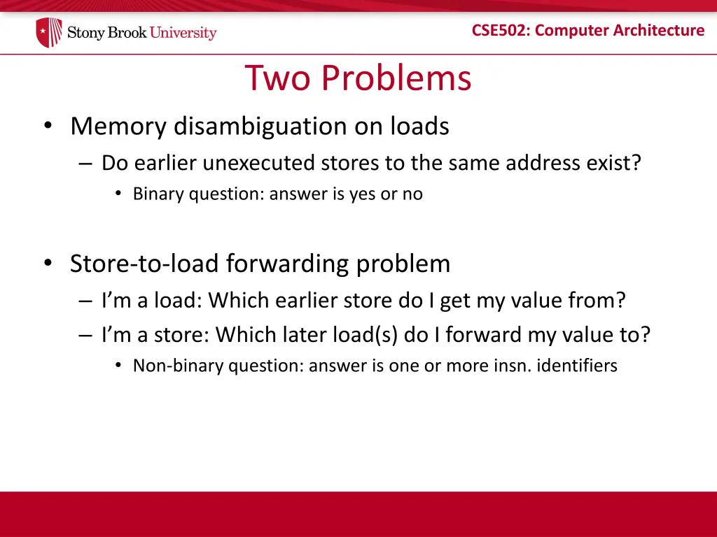 cse502 computer architecture 4