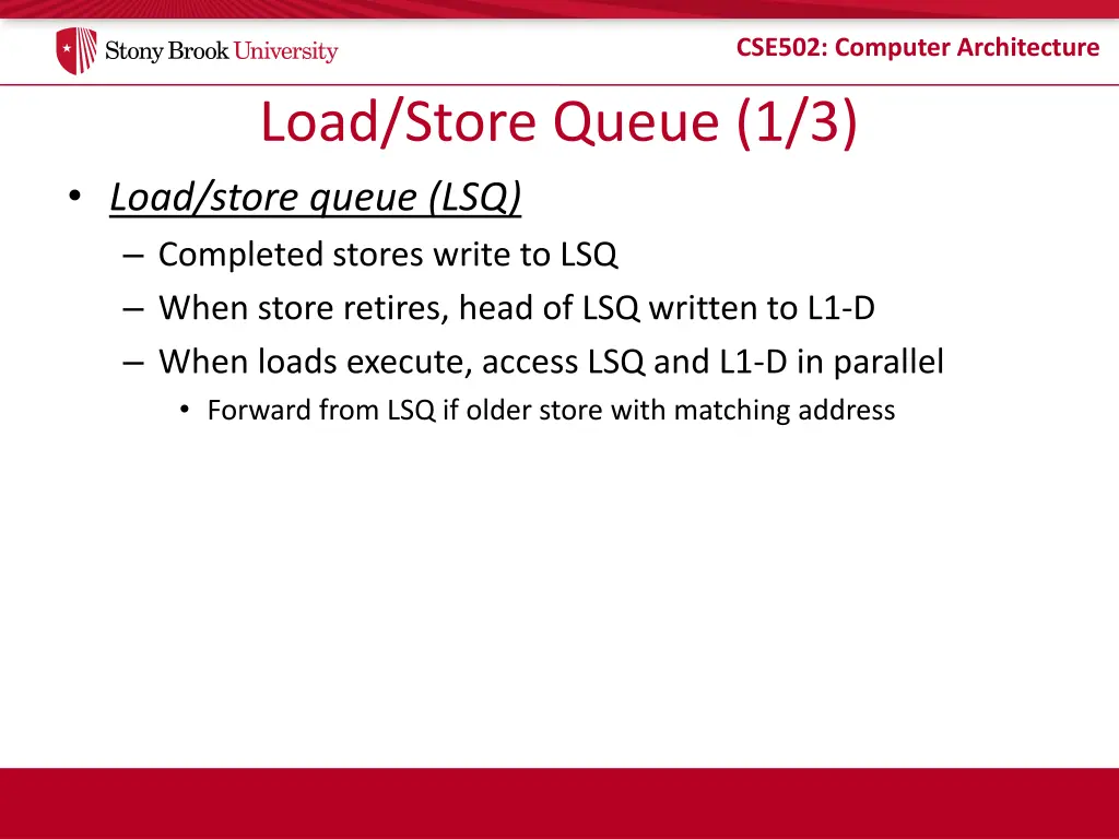 cse502 computer architecture 5