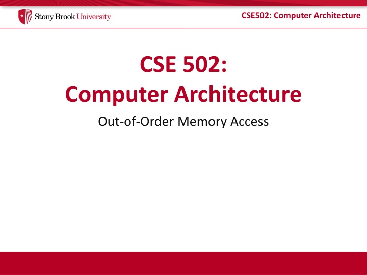 cse502 computer architecture