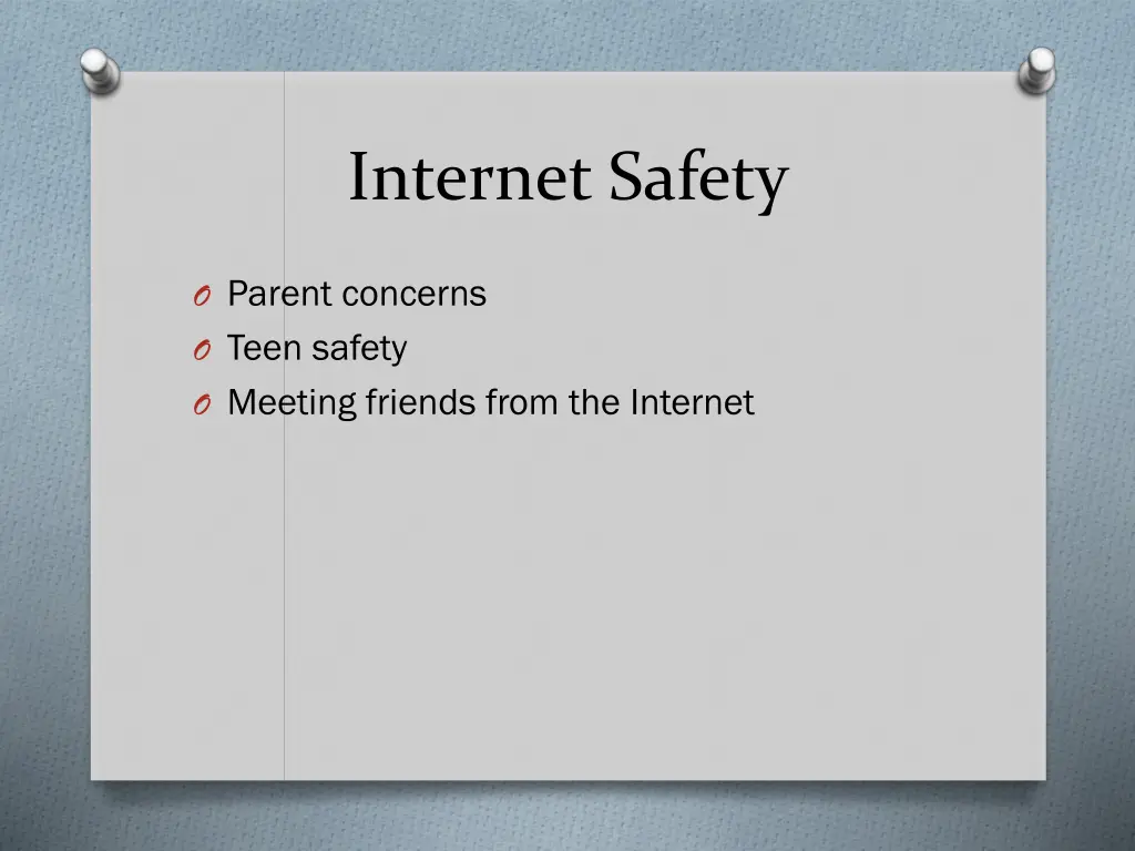 internet safety