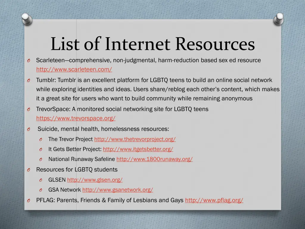 list of internet resources scarleteen