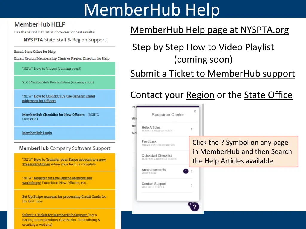 memberhub help