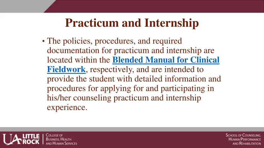 practicum and internship 1