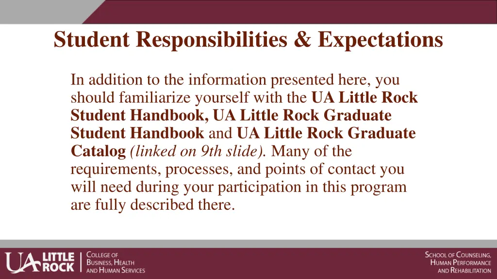 student responsibilities expectations 1