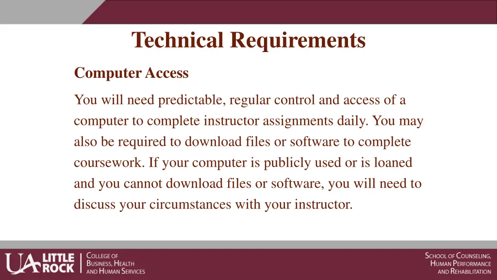 technical requirements 1