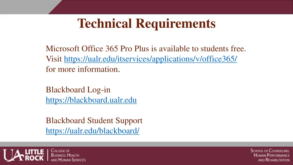 technical requirements 3