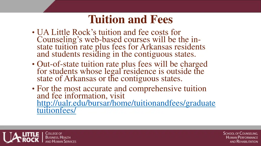 tuition and fees