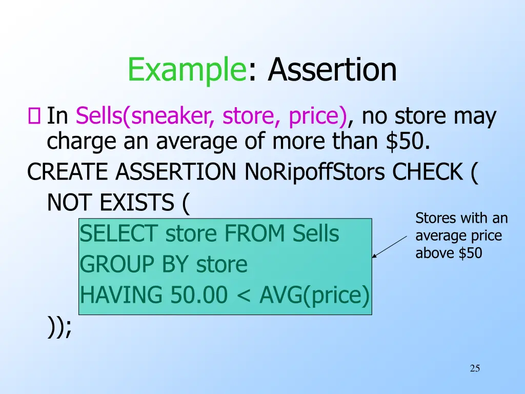 example assertion