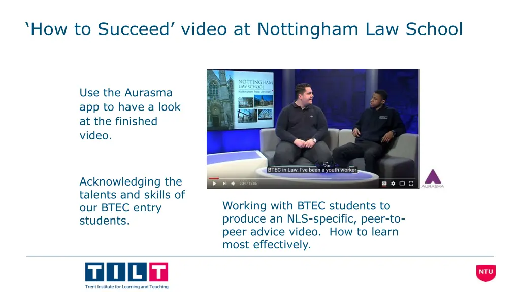 how to succeed video at nottingham law school