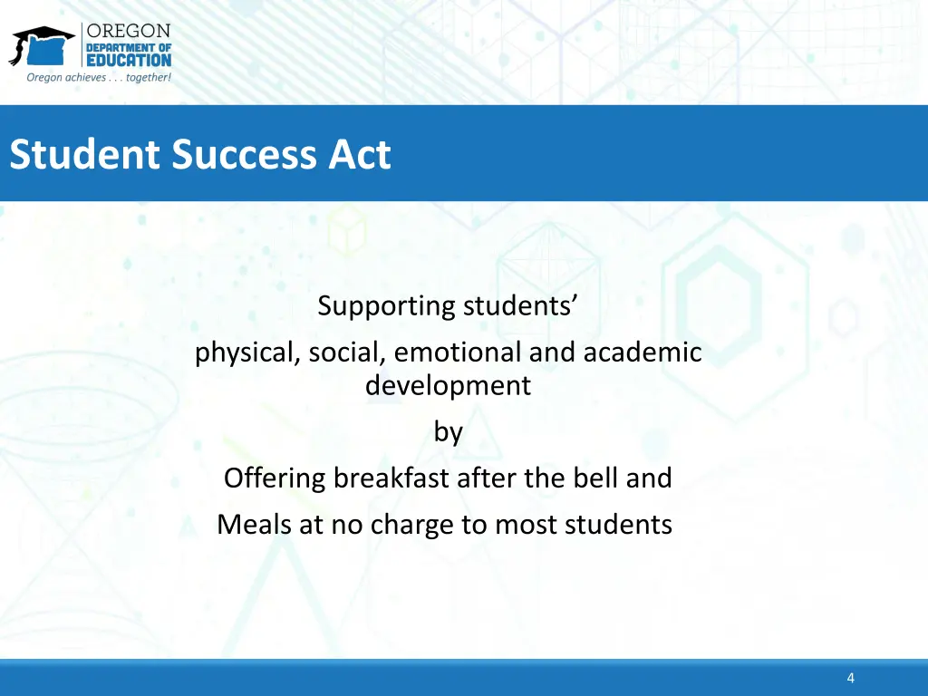 student success act