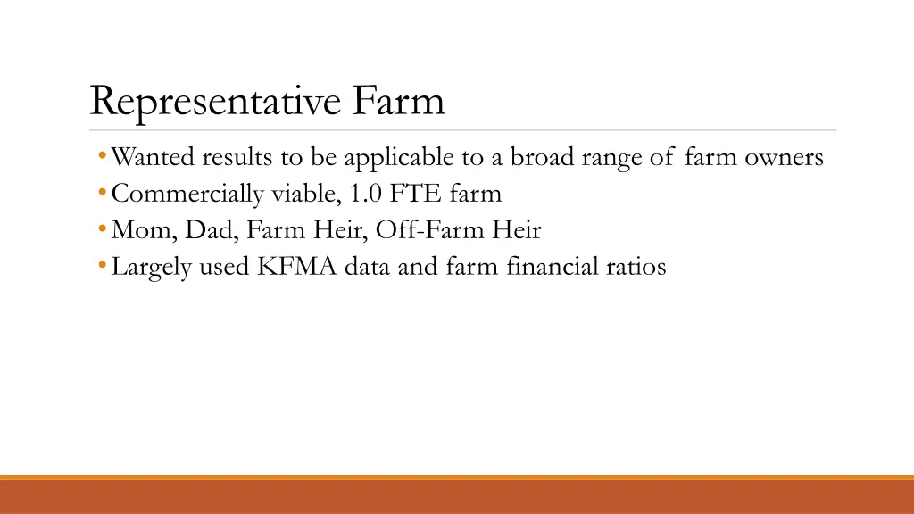 representative farm wanted results