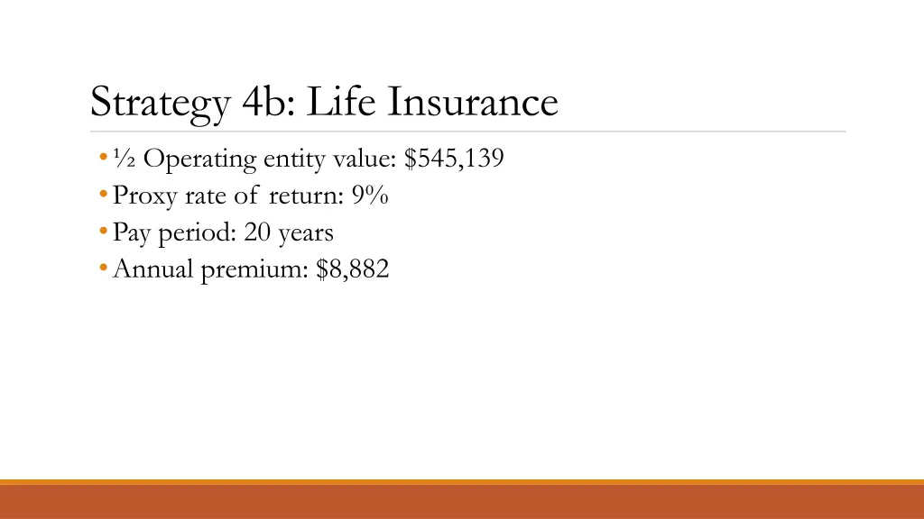 strategy 4b life insurance operating entity value