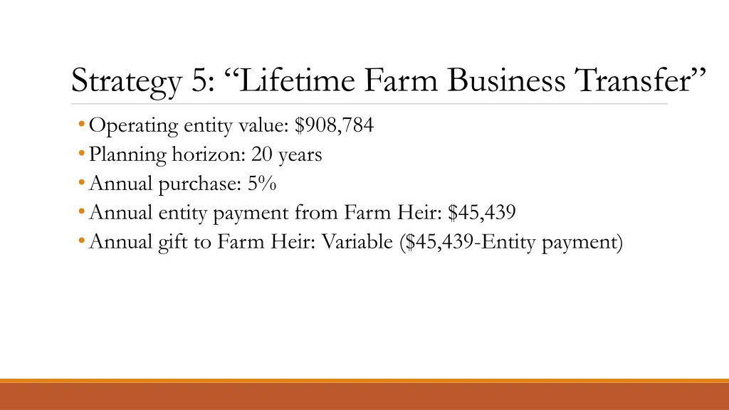 strategy 5 lifetime farm business transfer 1