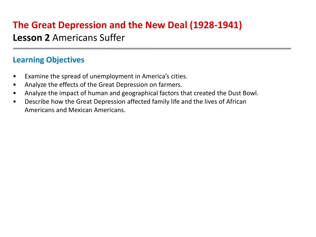 the great depression and the new deal 1928 1941 1