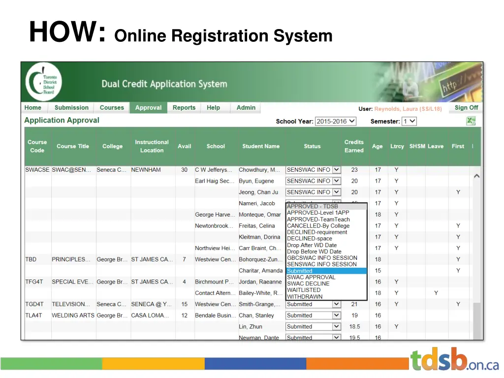 how online registration system 1