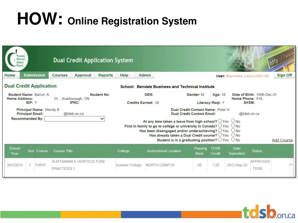 how online registration system