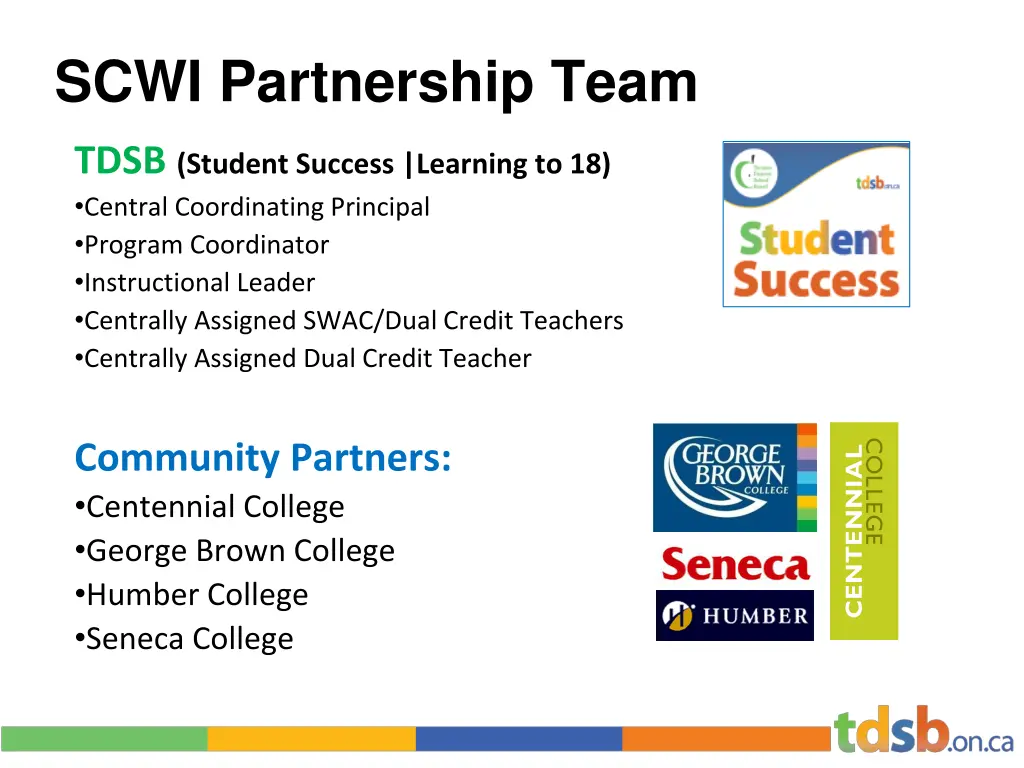 scwi partnership team