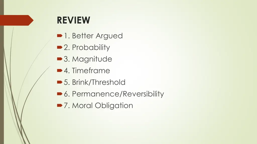 review