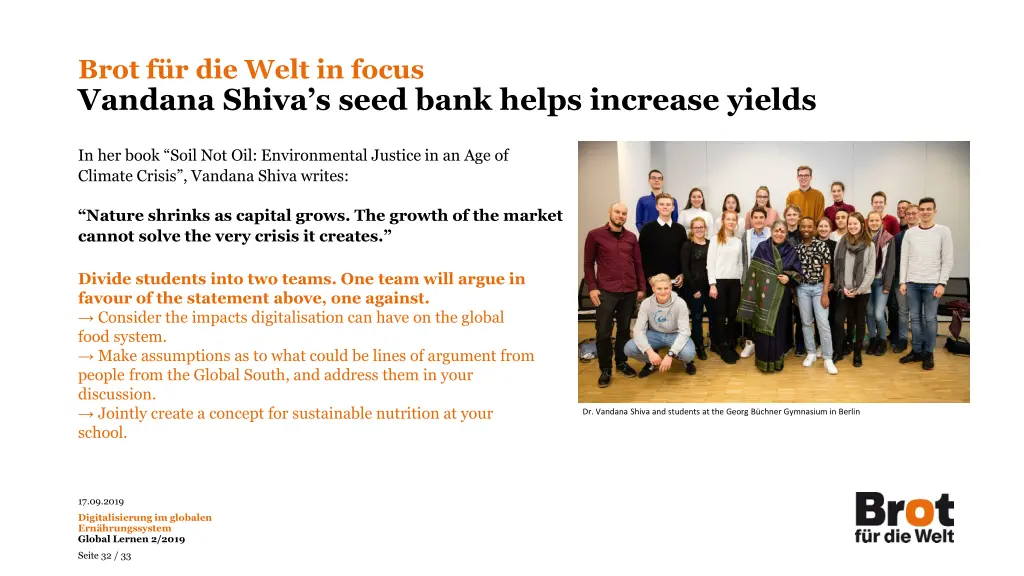 brot f r die welt in focus vandana shiva s seed 2