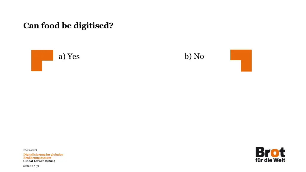 can food be digitised