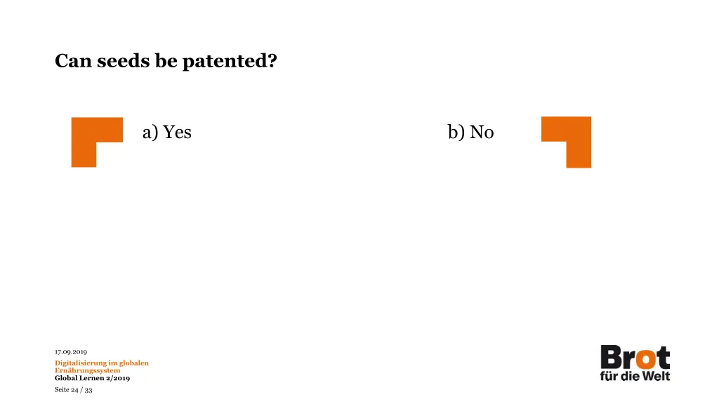 can seeds be patented