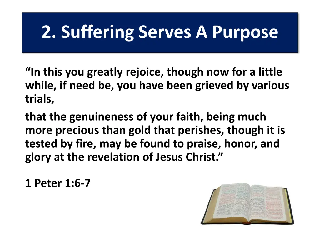 2 suffering serves a purpose 1