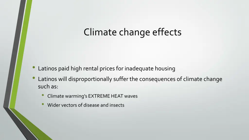 climate change effects