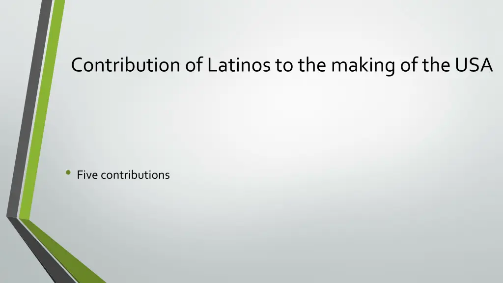 contribution of latinos to the making of the usa