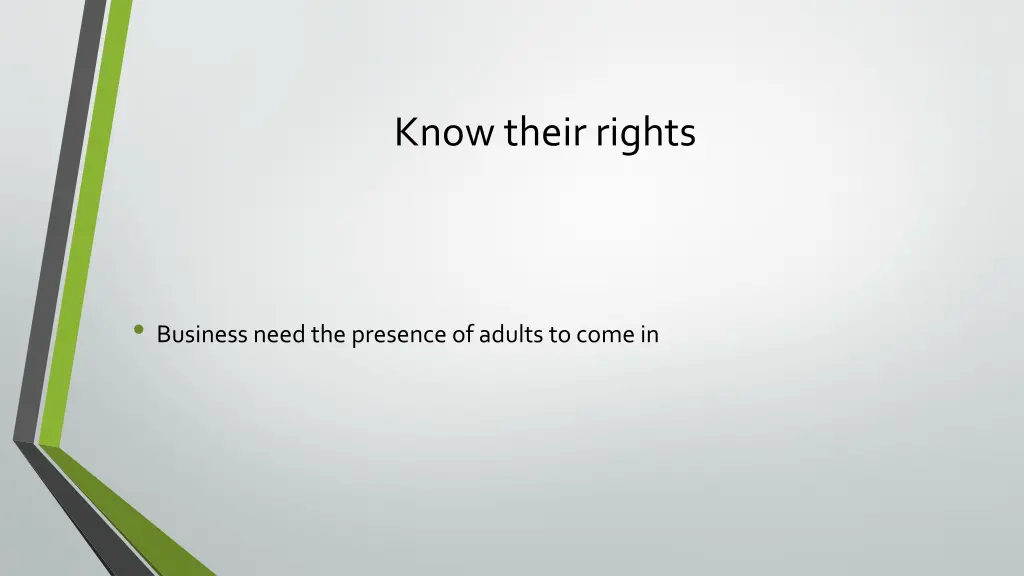 know their rights 2