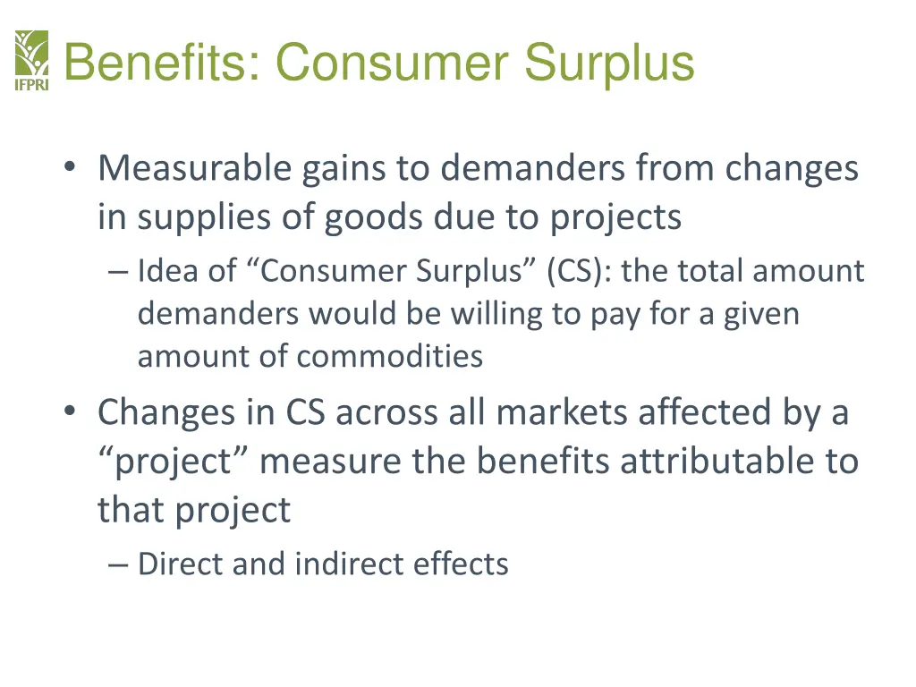 benefits consumer surplus