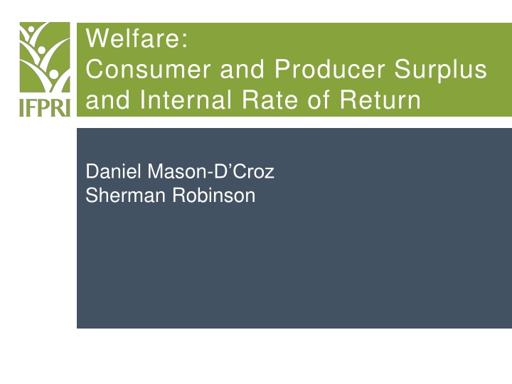 welfare consumer and producer surplus