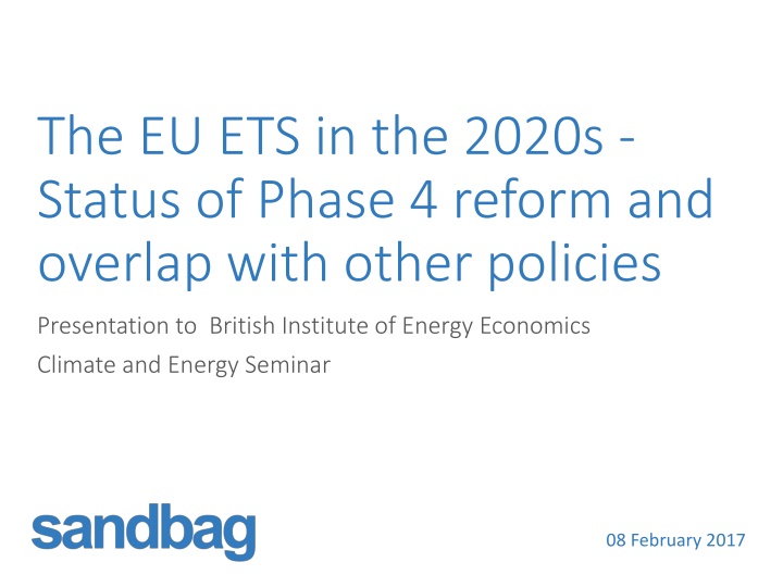 the eu ets in the 2020s status of phase 4 reform